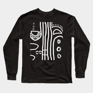 African Pattern Art Design by Ayhan Keser. Long Sleeve T-Shirt